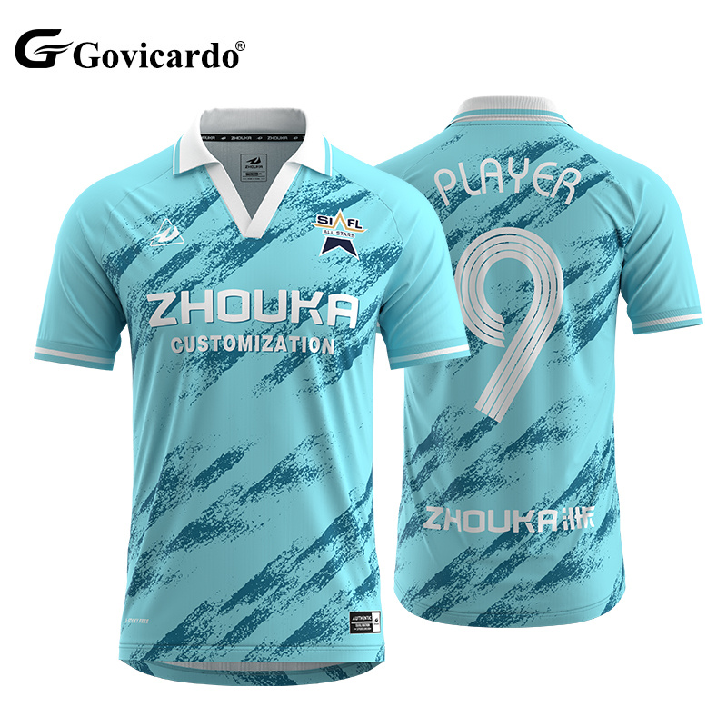 Unisex High Quality Quick Dry Football Shirt Custom Design Soccer Team Wear OEM Service Available