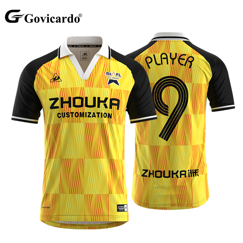 Wholesale Vintage Streetwear Soccer Jersey Custom Oversized 