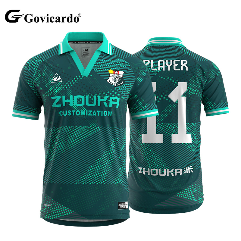 Custom Retro Soccer Jersey for Men Sports Wear Football T-Shirt with Customized Football Club Design OEM Service Available