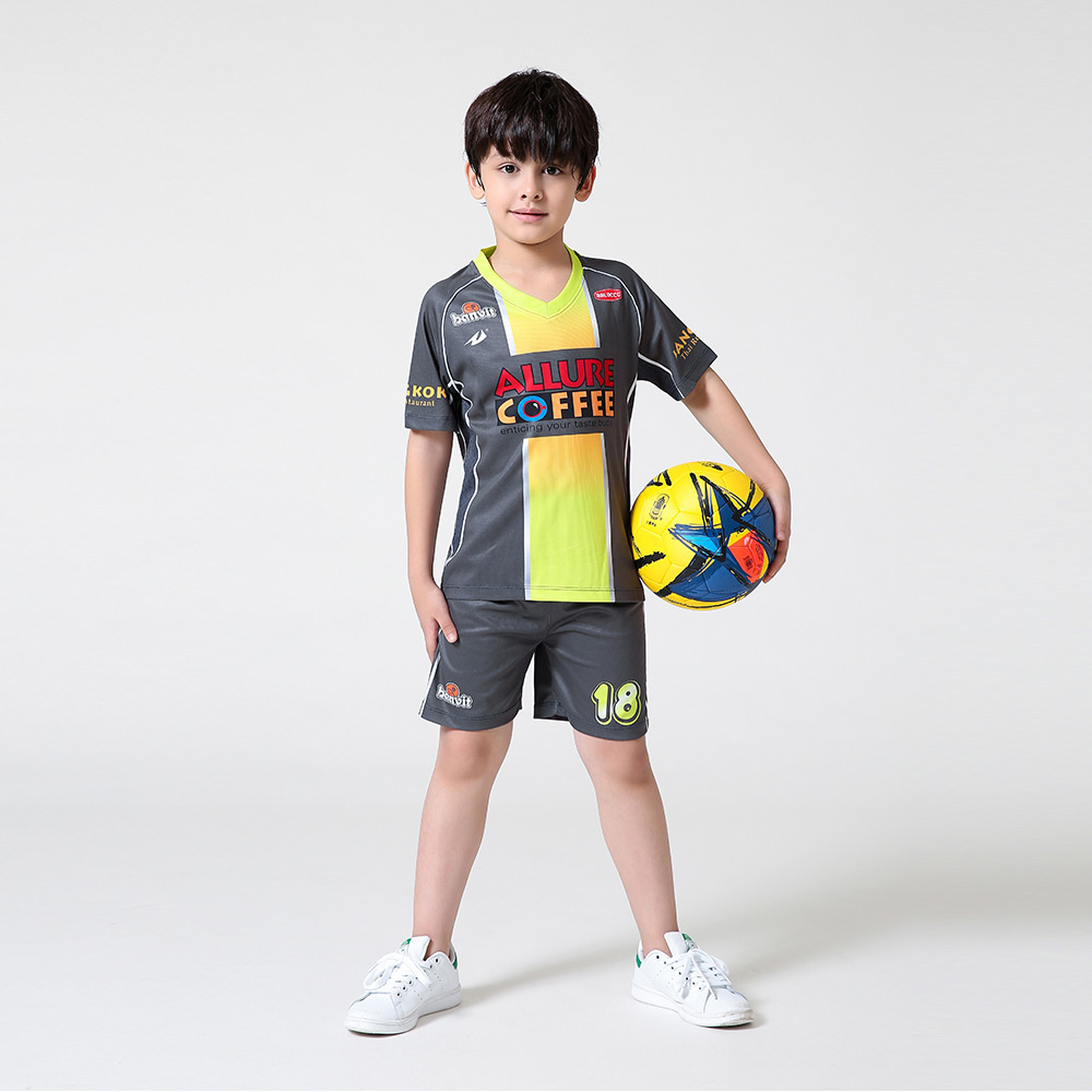OEM Blank Kids Team Soccer Uniforms New Design Kids Soccer W