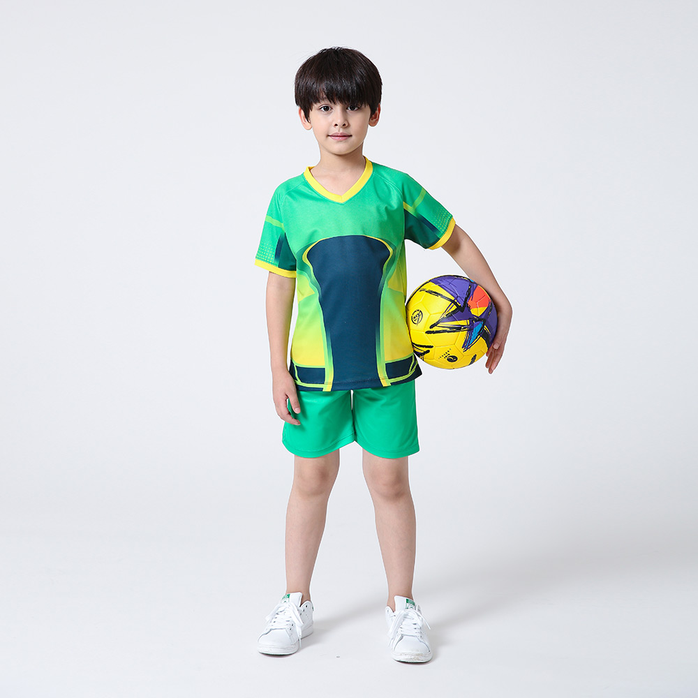Plain Youth Football Uniforms Soccer Jersey Kids
