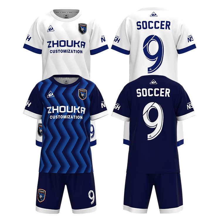 Wholesale Retro Football Jersey Soccer Wear Jersey Set Football Uniform Sports Soccer Uniforms Kits Tshirt Jersey Football Sets