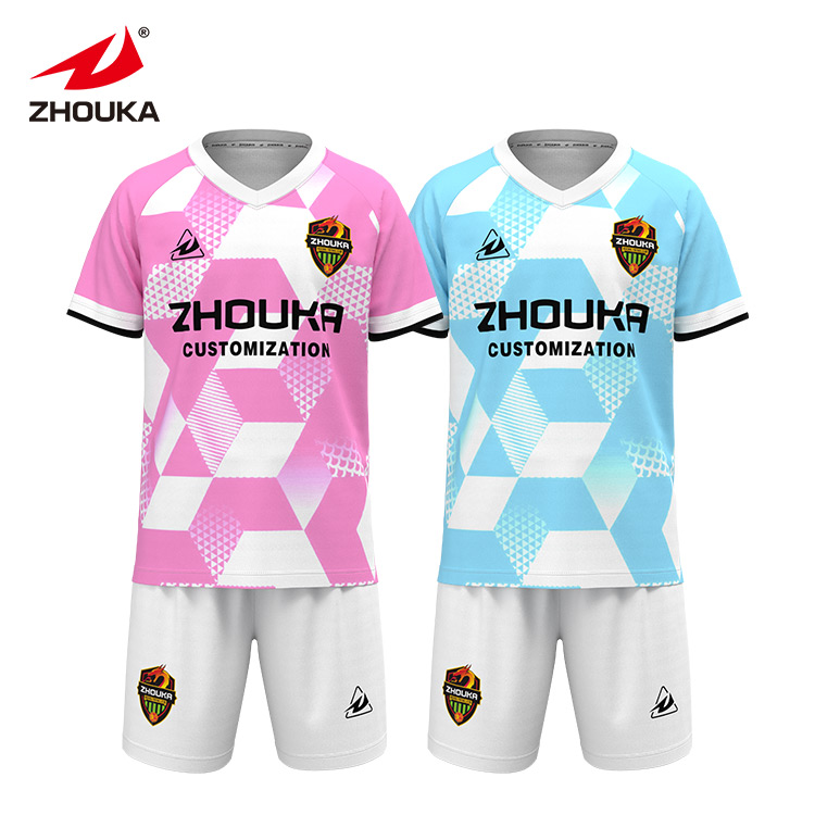 2023 Kid Football Jerseys Set Team Sportswear Children Soccer Shirt Professional Customized Team Youth Football Uniforms