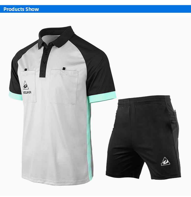 Custom Referee Pro Uniform Soccer Jerseys for Football Referee Uniforms@详情4.jpg