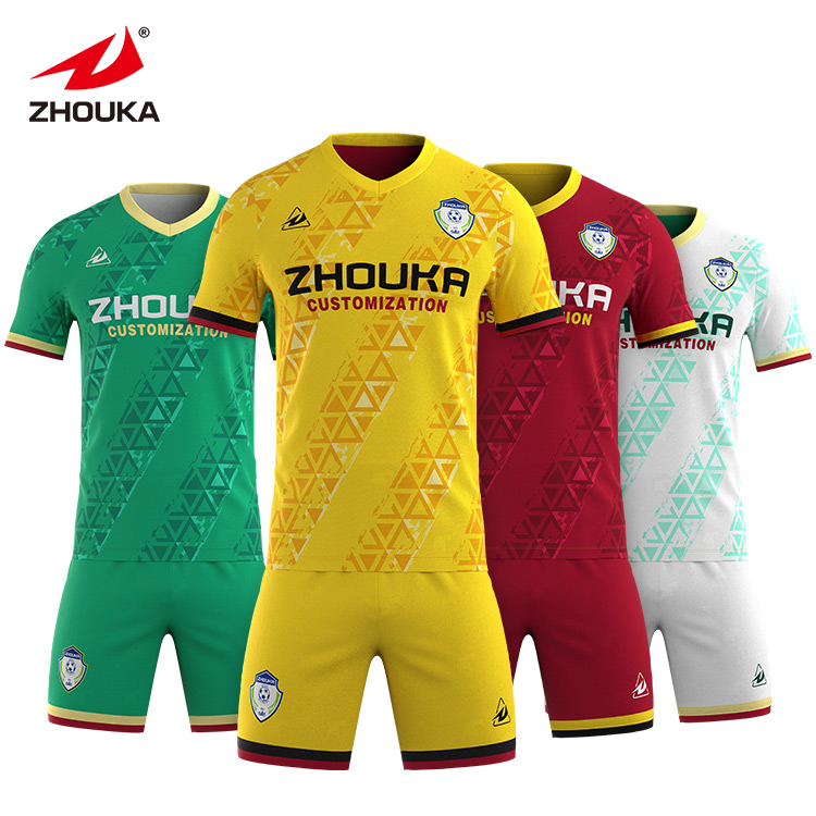 Custom Reversible Soccer Jersey Set Football Uniform Clothin