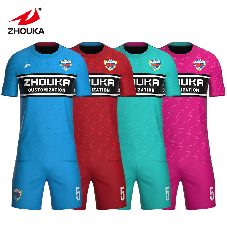 Govicardo Free Design Complete Set of Football Jersey Men Soccer Uniform Breathable Men Football Shirt