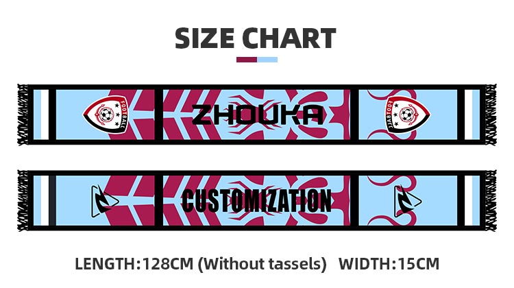 Custom Scarf for Men Team Jersey Fan Design Football Scarf Soccer Scarf@详情7.jpg