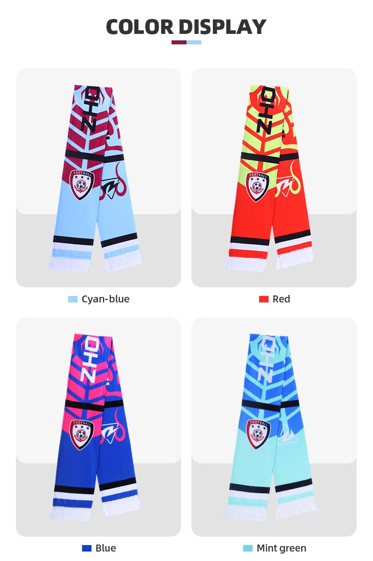 Custom Scarf for Men Team Jersey Fan Design Football Scarf Soccer Scarf@详情8.jpg