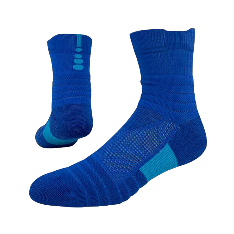 Custom Athletic Sport Elite Men's Basketball Socks 3D Pattern for Spring Season