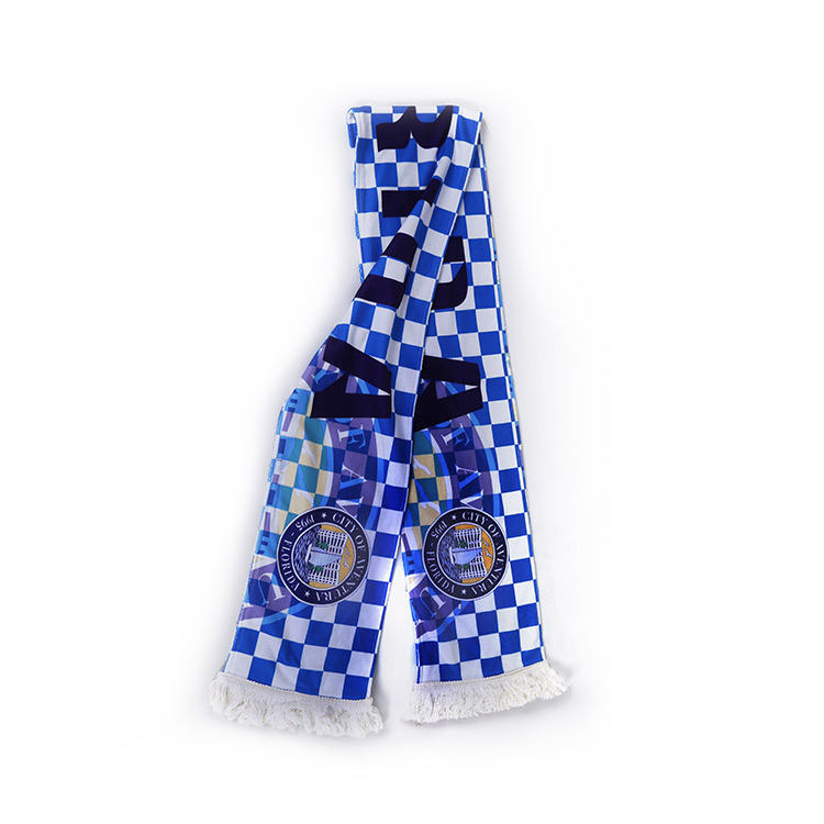 OEM Custom Soccer Team Scarf High Quality and Cheap Printed Pattern and Logo Long Length for Outdoor Usage@详情1.jpg