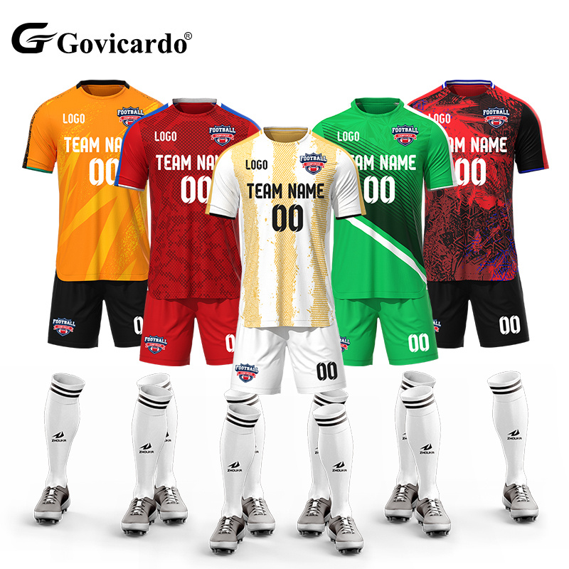Wholesale Professional Custom Men's Soccer Jersey Uniform Ki