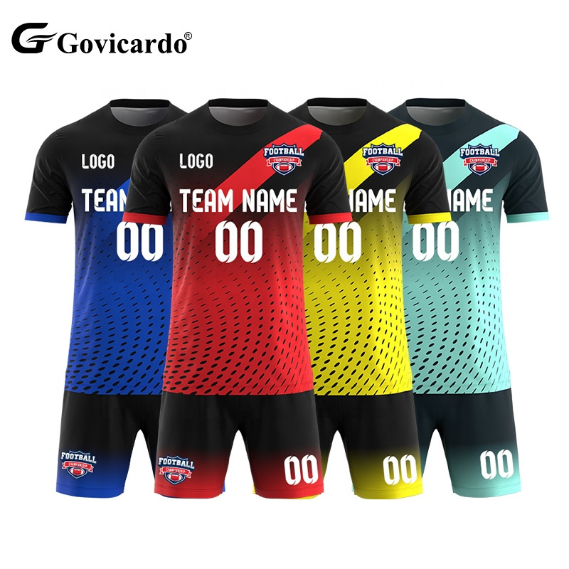 Custom Slim Fit Quick Drying Polyester Retro Soccer  Jersey 