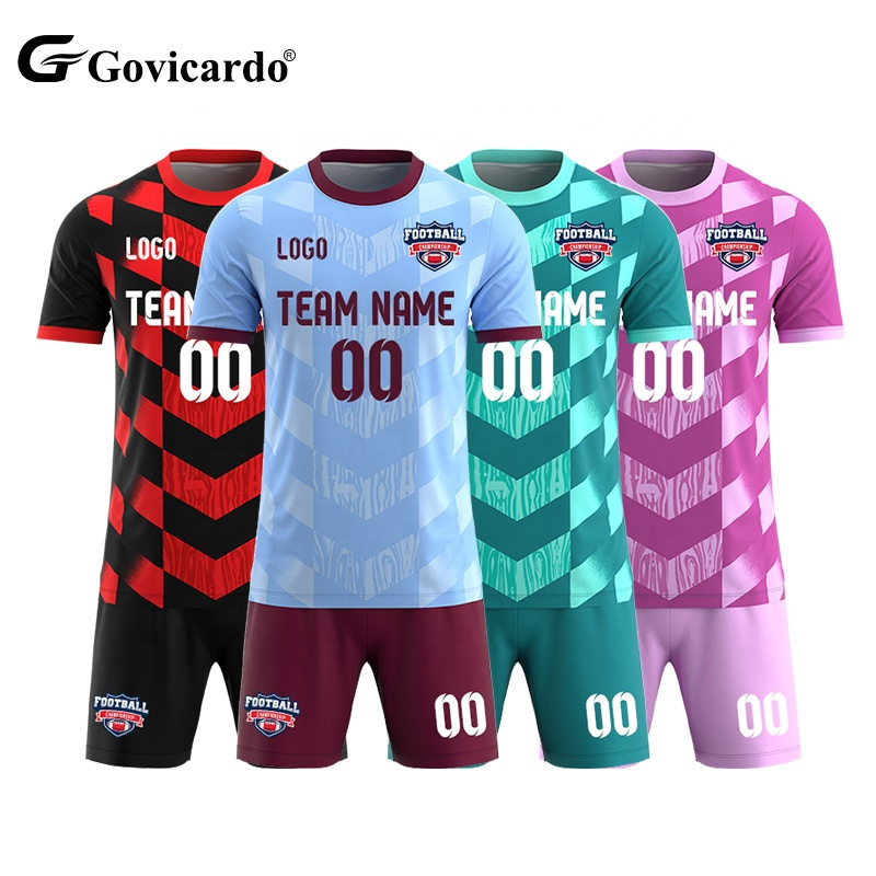Custom Slim Fit Quick Drying Polyester Retro Soccer  Jersey 