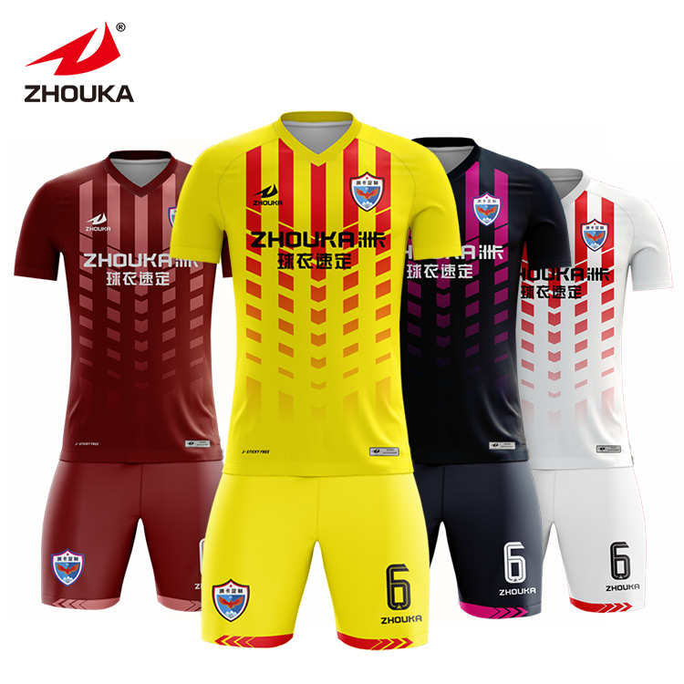 High Quality Custom Football Jersey Soccer Jersey Men Team Football Uniform for Adult