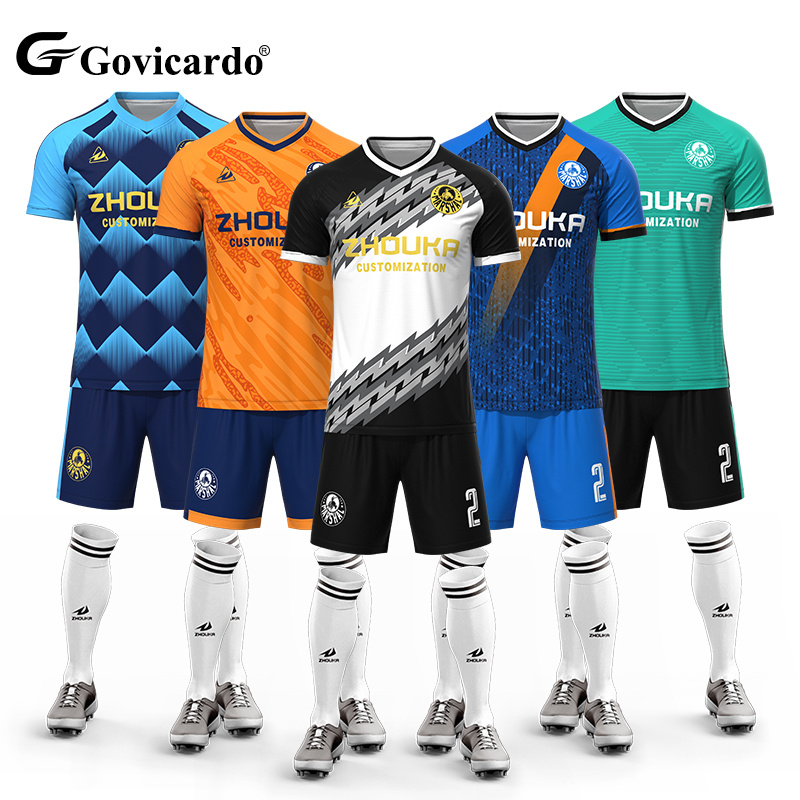 OEM Custom High Quality Polyester Soccer Jersey Unique Name 