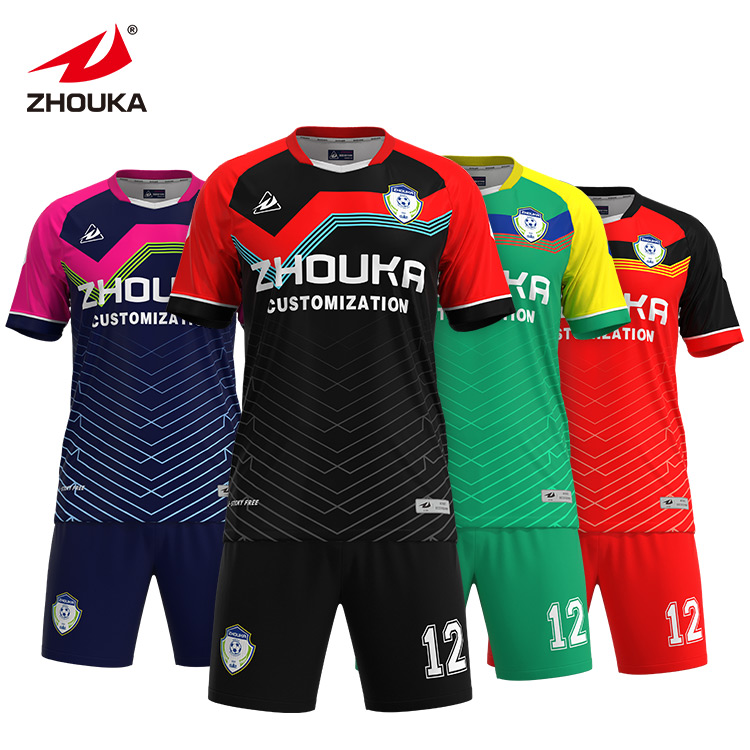 Outdoor Football Training Men Adult Custom Jersey Football Shirt Soccer Jersey Any Style