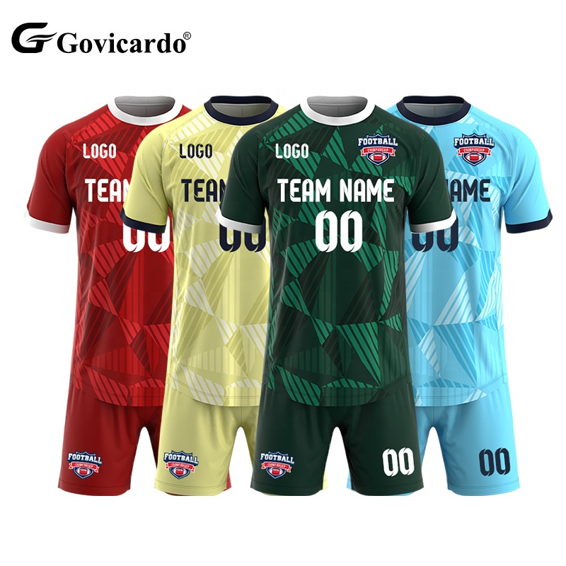 Original Custom Sublimation Quick Dry Soccer Jersey Sets Breathable Football Uniform Classic Retro Boy Tracksuit Sport Wear