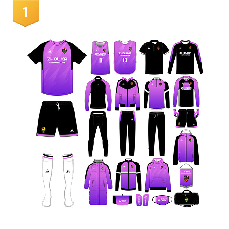 2023 Professional Soccer Uniforms Men's Original Football Jersey Collection Set Team Sport Soccer Wear Football Uniform Kit