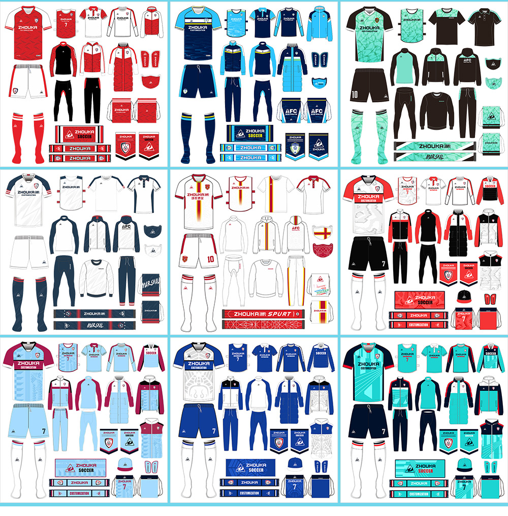 Custom Men_s Football Jersey Set New Design Sublimated Soccer Training Uniform Automated Cutting Team Soccer Wear Kit@详情3.jpg