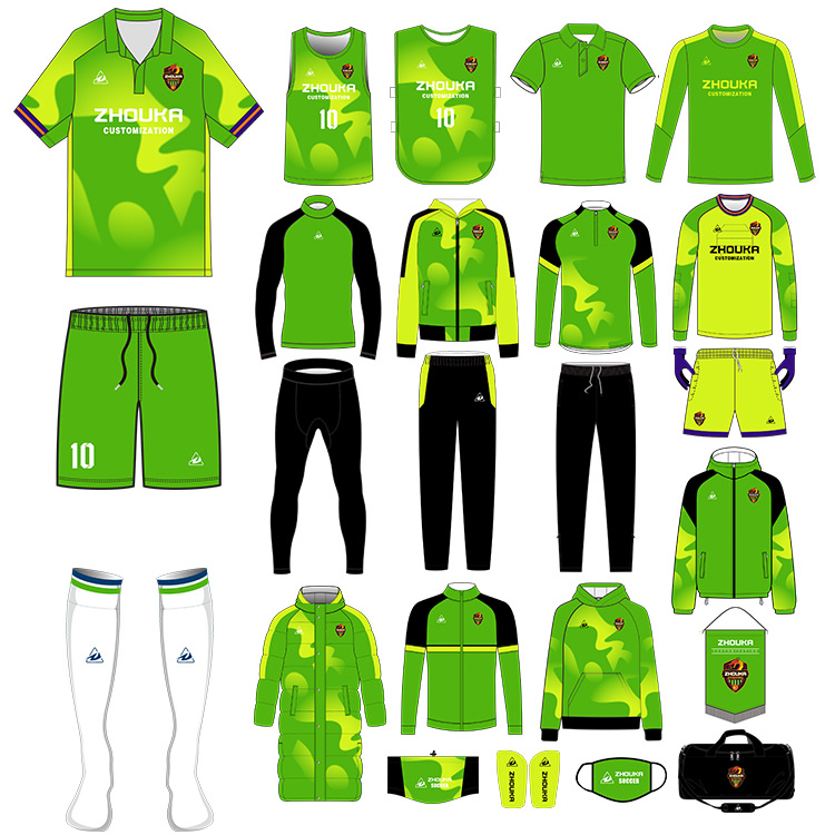 Govicardo Custom Sublimation Men's Soccer Jersey Set Retro Football POLO Shirt Custom Team Logo Name Men's Soccer Uniform Kits