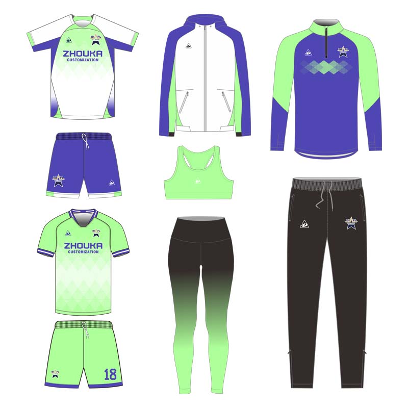 Factory Manufacturer Top Quality Jacquard Fabric Soccer Team