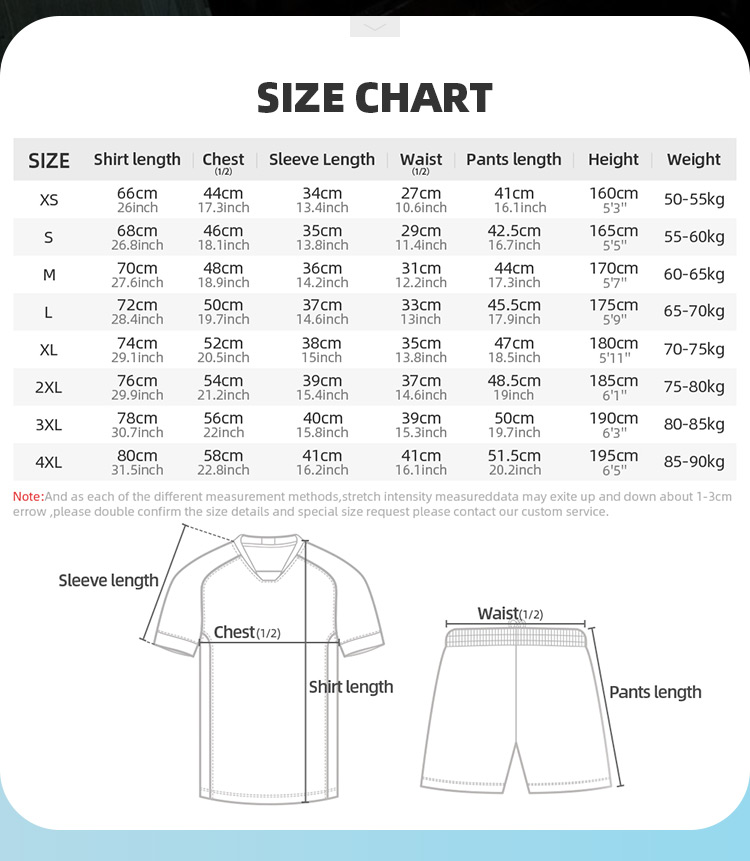 Zhouka Hygroscopic and Sweat Releasing Men Soccer Uniform Custom Soccer Sports Jersey Football Shirt Uniform Football Set@详情12.jpg