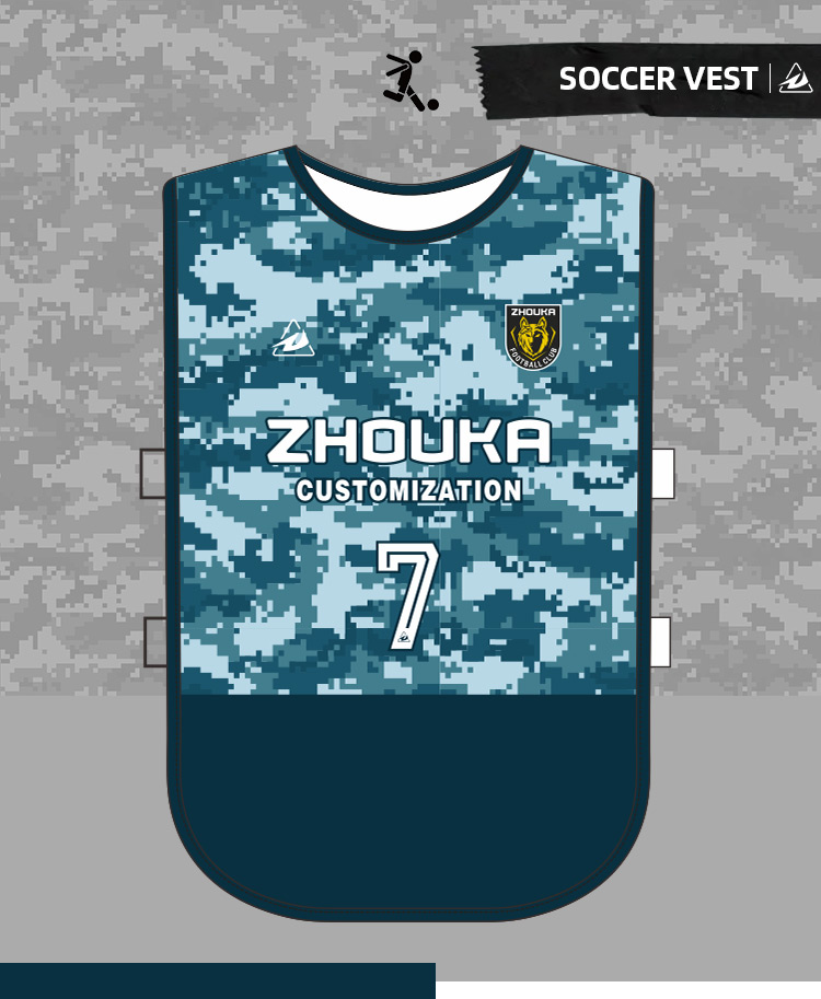 Zhouka Hygroscopic and Sweat Releasing Men Soccer Uniform Custom Soccer Sports Jersey Football Shirt Uniform Football Set@详情6.jpg