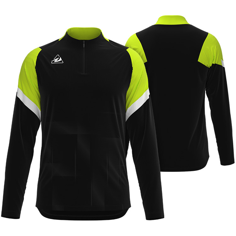 Custom Logo Men's Half Zip Winter Outdoor Warm Lightweight Long Sleeve Soccer Training Clothes Men Training Clothes