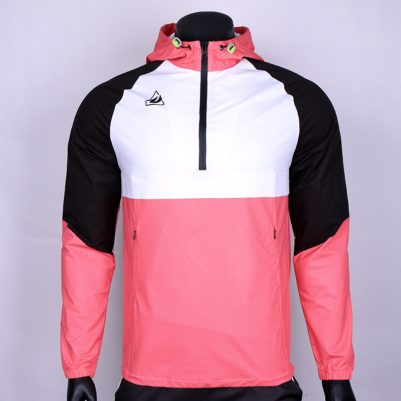 Men's Custom Breathable Quick Dry Soccer Training Wear Sublimated Waterproof Football Windbreaker Jacket for Winter Training