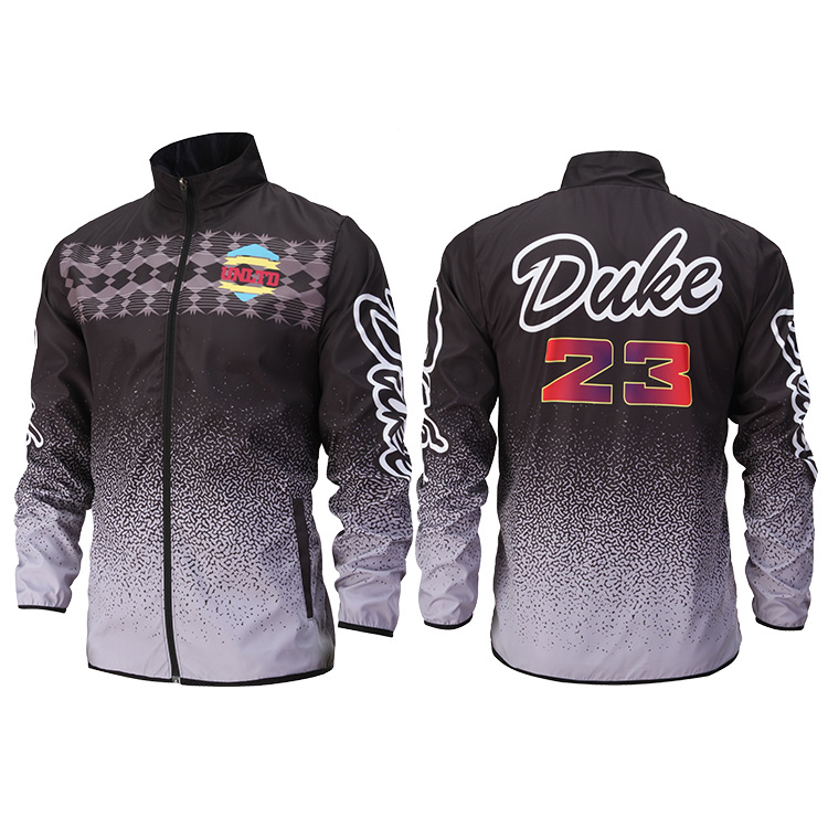 Wholesale Custom Logo Pattern Waterproof Windbreaker Jackets Sublimation Mens Warm Soccer Windbreakers Jacket