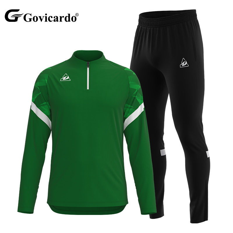 Custom Man Women Soccer Tracksuit Sublimation Soccer Club Team Tracksuit Long Sleeve Football Soccer Tracksuit