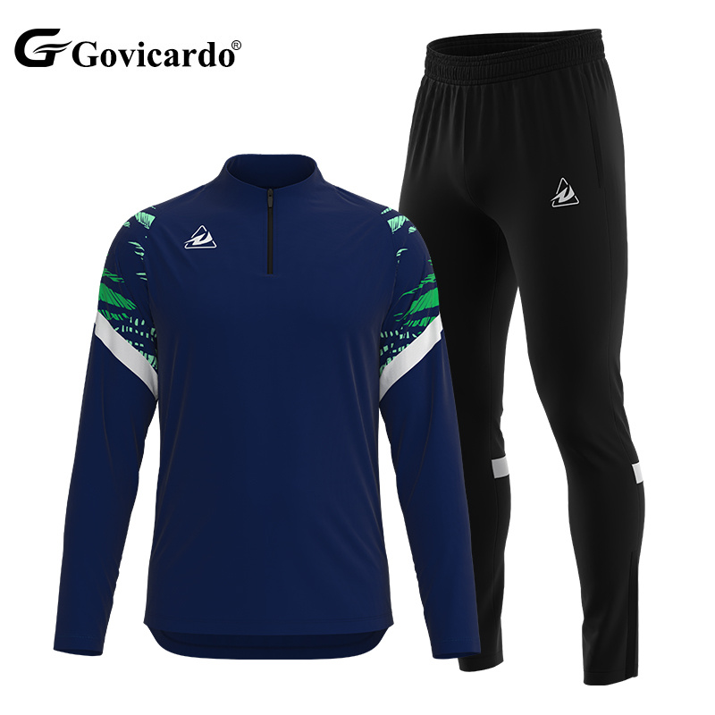 Custom Men Football Training Tracksuit Warm up Sport Trainin
