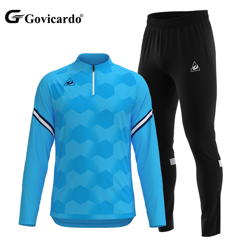 Custom Sportswear Football Training Tracksuit Polyester 1/4 