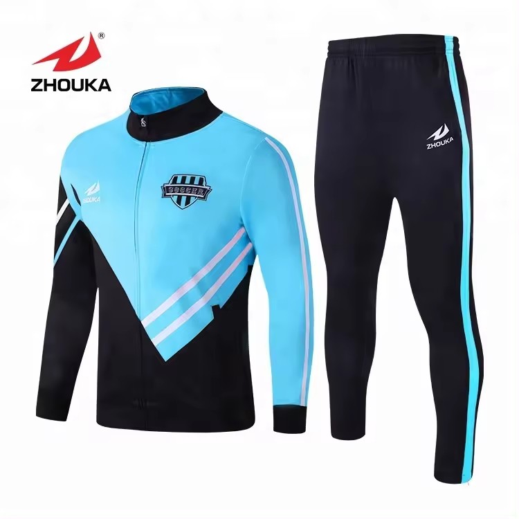 Custom Design Sublimation Soccer Tracksuit High Quality Custom Football Tracksuits Jacket for Mens or Womens