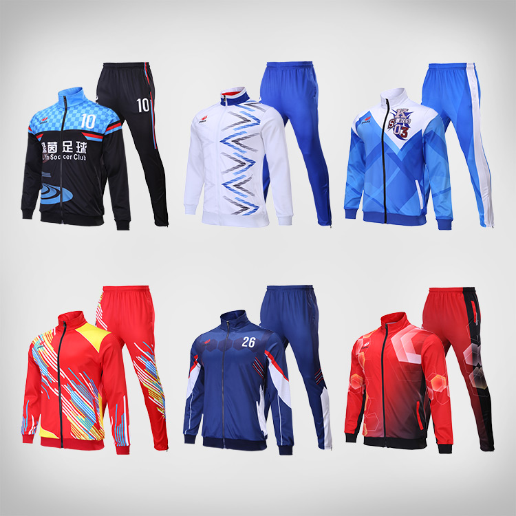 Custom Design Sublimation Soccer Tracksuit High Quality Custom Football Tracksuits Jacket for Mens or Womens@详情2.jpg