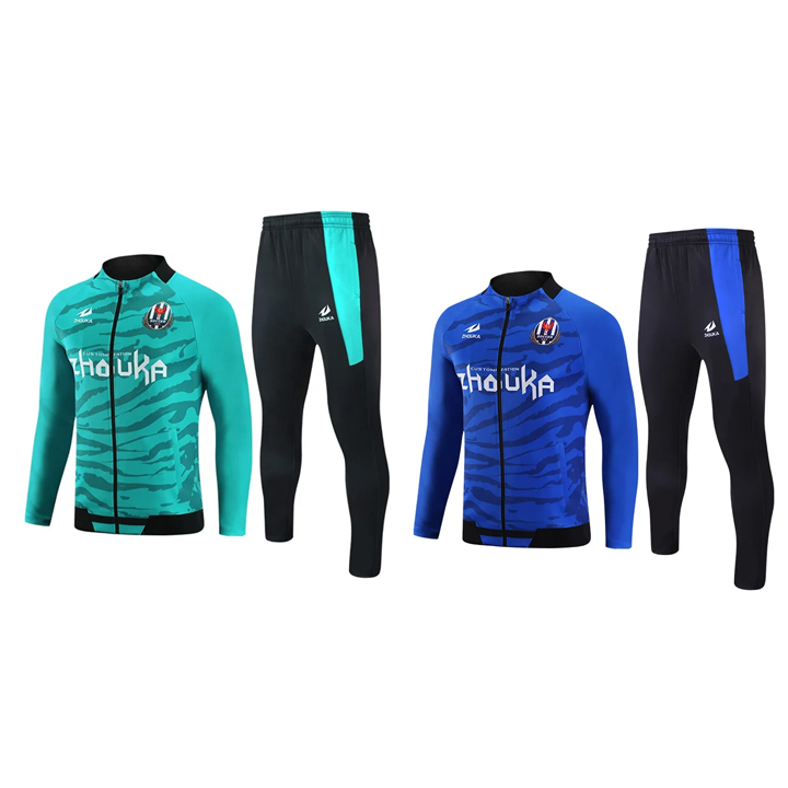 Custom High Quality Unisex Football Tracksuits Autumn and Winter Warm Long Sleeves Soccer Training Tracksuit Suit