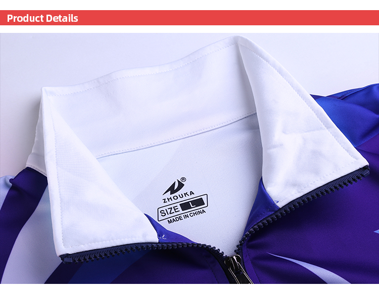 Factory Price Top Thai Quality Football Training Tracksuit Cheap Sublimated Soccer Tracksuit for Team Clubs@详情4.jpg
