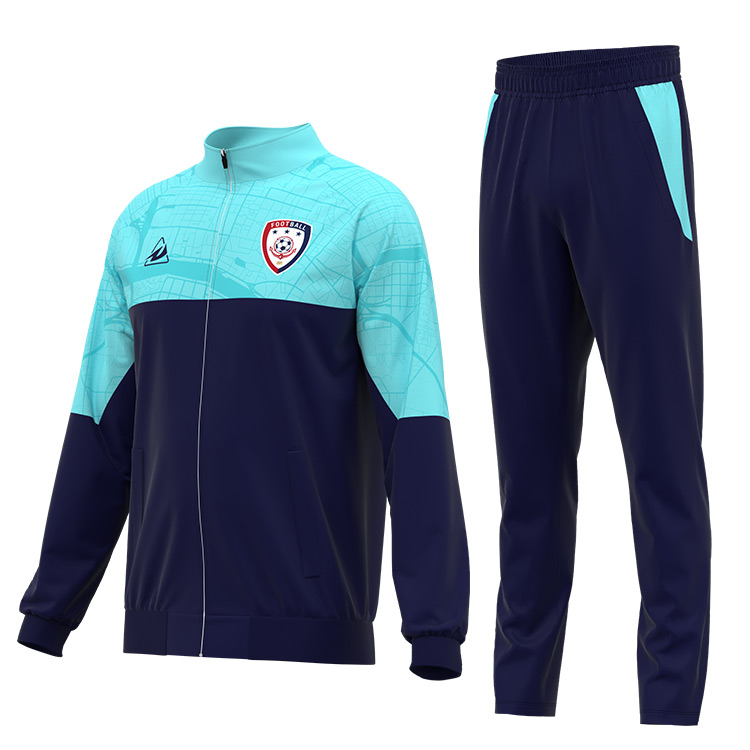 2022 ZHOUOKA  New Jersey Training Football Jacket Mens Soccer Tracksuit