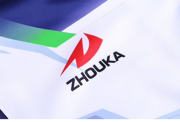 Wholesale Jogging Suit Green and Blue Uniform Sublimation Training Jogging Wear for Men@详情7.jpg