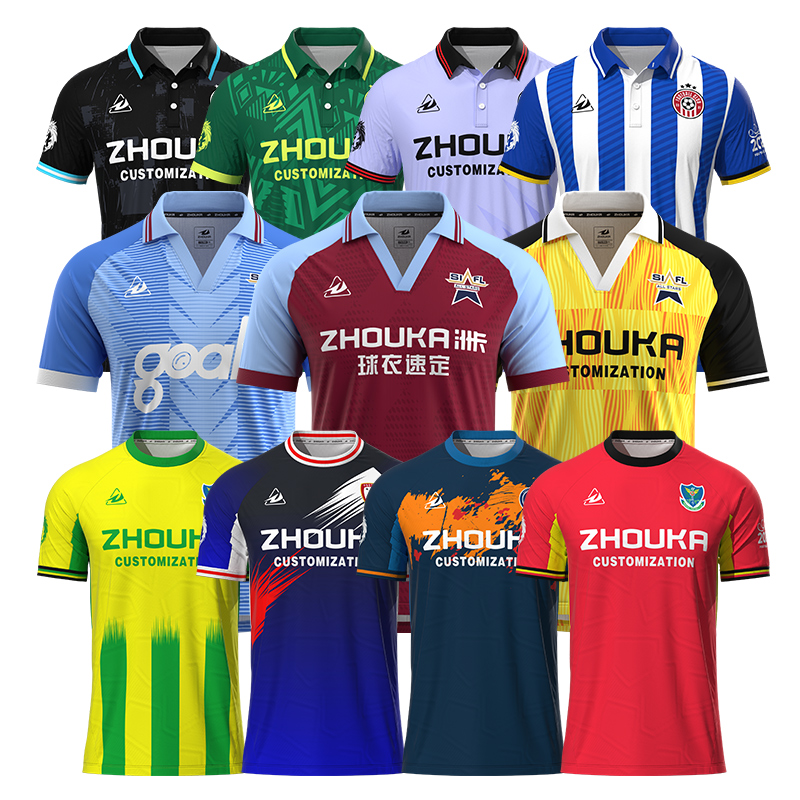 Custom Jacquard Fabric Soccer Wear Factory Manufacturer OEM 
