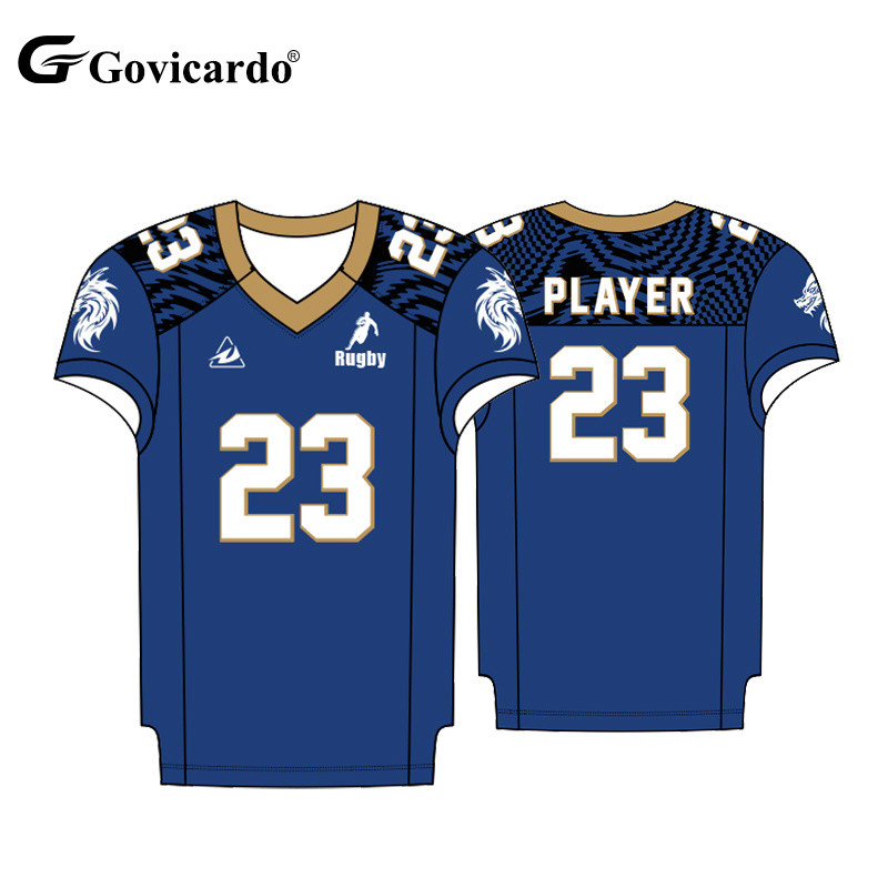 Design Style Embroidery Stitched American Football Uniform Sublimated Breathable Sport College Football Jersey American Adult