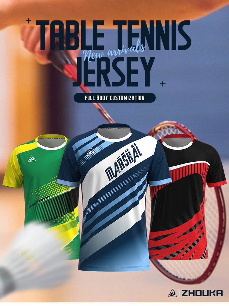 Free Design Custom Sport Wear Tennis Clothes Jersey t Shirts Clothes Men Tennis Clothes Uniform@详情4.jpg