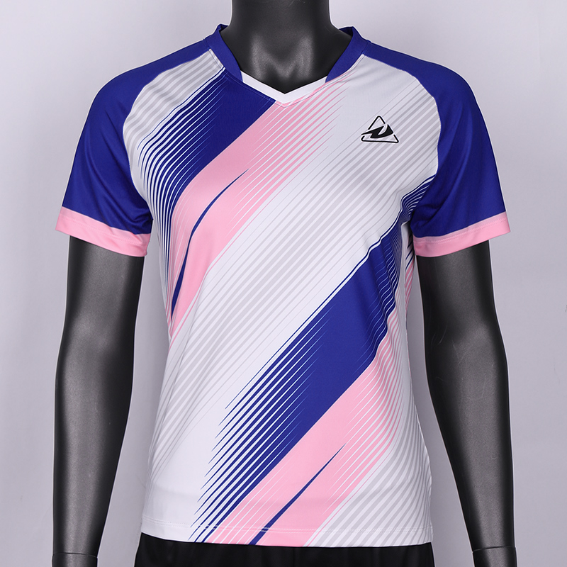 Wholesale Custom Sublimation Digital Printed Badminton Shirt Sports Women Clothes Badminton Jersey Quick Dry Tennis Wear