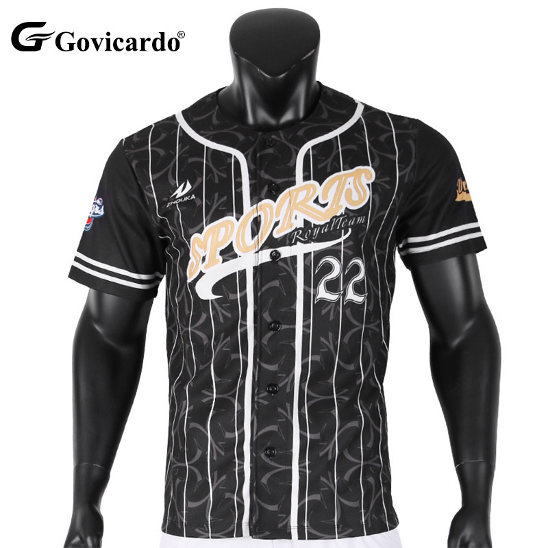 High Quality Custom Embroidered Logo Number Baseball Team Un