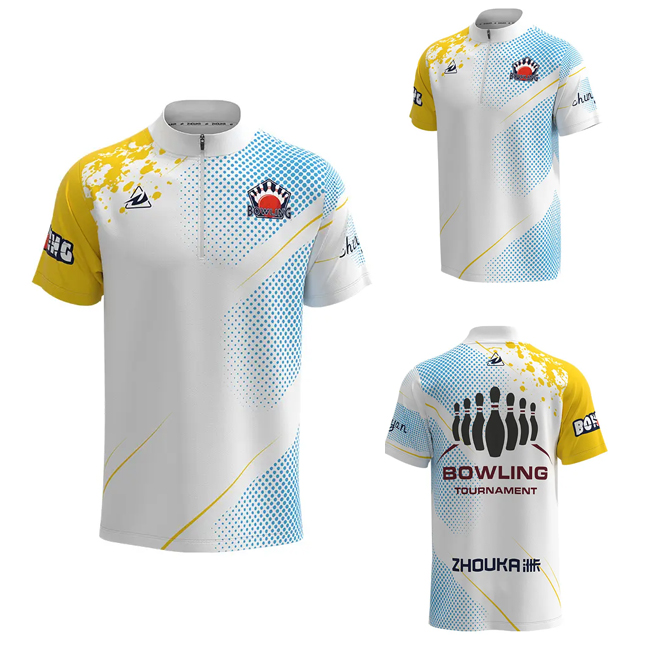Govicardo Custom Mens Team Bowling Jersey Sport Wear Bowling