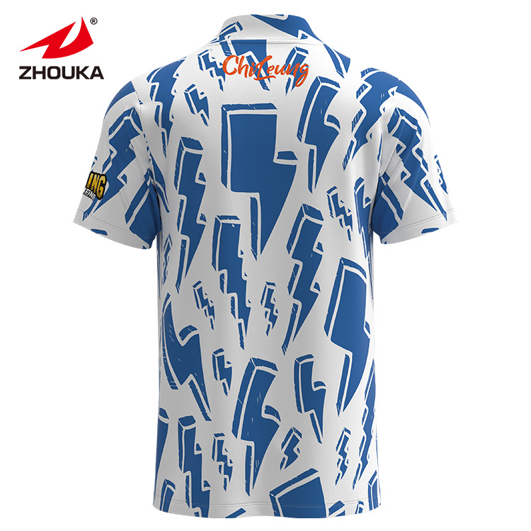 Custom Sublimated Soccer Wear-Zipper up Bowling Shirt@详情7.jpg