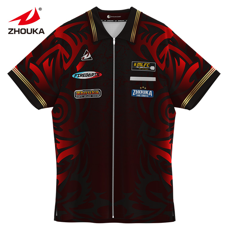Sport Uniforms Custom Men Short Sleeve Design Embroidered Da