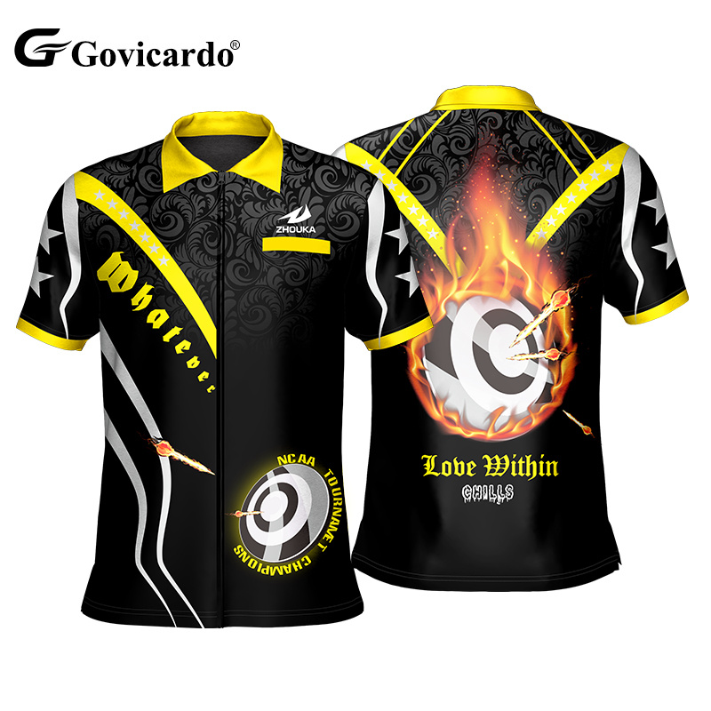 Wholesale Custom Personalised Sublimation Polo Dart Shirt De