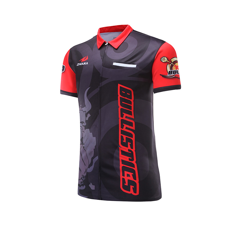 High Quality Darts Jersey New Design Darts Clothing Polo Shirts Custom Sublimation Darts Shirts