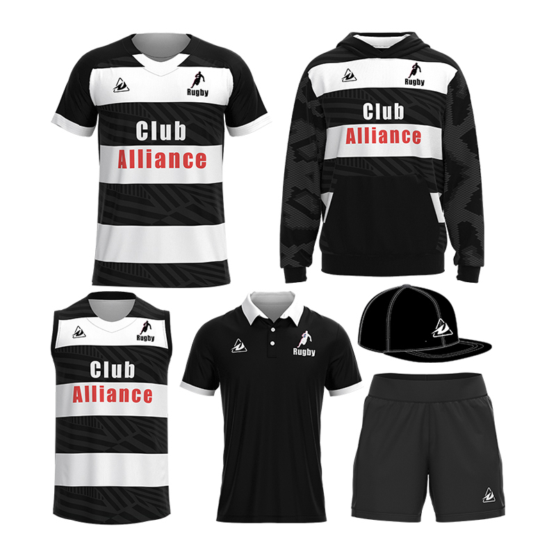 High Quality Custom Stripe Pattern NRL Rugby Uniform Durable
